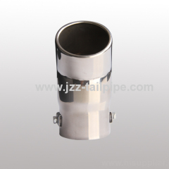 Universal stainless steel automobile exhaust tip