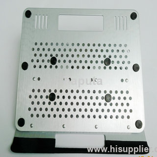 Aluminum laptop cooling pad
