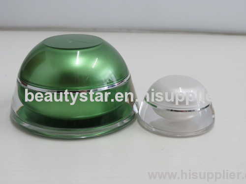 50g domed shape cosmetic packaging acrylic cream jar