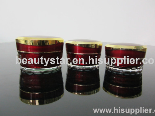 15ml 30ml 50ml Tapered Diamond Cosmetic Acrylic Jar