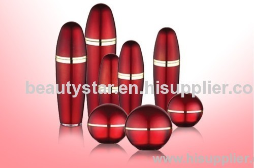 60ml 80ml 120ml Ball shape acrylic lotion bottles with pump