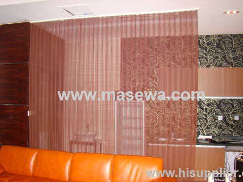 metal drapery sprial metal curtain