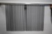 Black carbon steel screen for fireplace