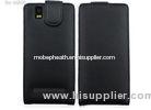 Custom Pattern Vertical Leather Case Black Phone Pouch For Motorola Droid RAZR XT928