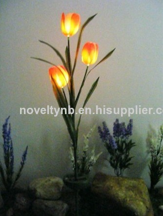 led garden tulip flower light