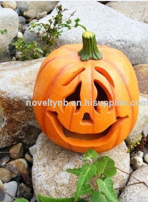 Solar LED pumpkin light