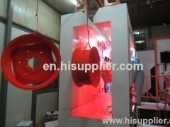 highest power recovery and fast colour change powder coating booth for sale