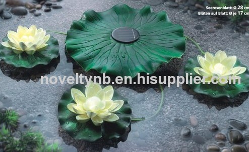 garden water lily light