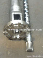 single PVC screw barrel