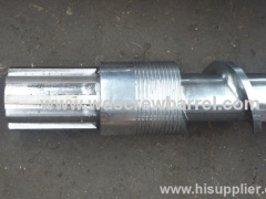 single PVC screw barrel