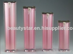 square acrylic airless bottle for cosmetic packing