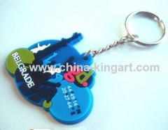 custom eco-friendly pvc keychain