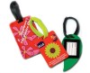 mini soft pvc luggage tag