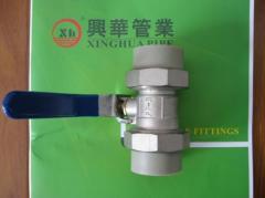 PPRC Fittings plumbing material Double Union Ball Valve