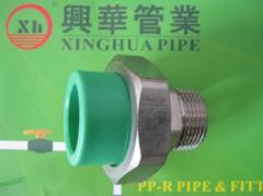 PPRC Male Adaptor Union fittings and tube plumbing material