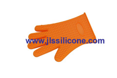 flexible finger and embossed silicone oven mitts glove and pot holder