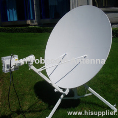 120cm tripod portable satellite communication antenna system