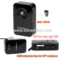 spy gsm box for mini wireless invisbile earpiece