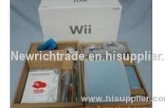 Nintendo Wii LIMITED EDITION Blue Console with Wiimote Motio