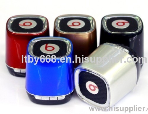 2013 China Mini Portable Bluetooth Speaker with TF Mic, Build in MP3 Player Bluetooth GS003