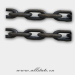 Stainless steel stud link anchor chain in rigging