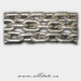 Stainless steel stud link anchor chain in rigging