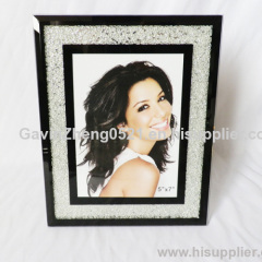 Black Swarovski glass frame picture frame glassware gifts home decor