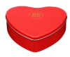 Heart tin box for chocolate