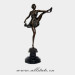 Exquisite metal figure sculpture
