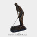 Exquisite metal figure sculpture