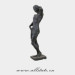 Exquisite metal figure sculpture