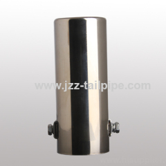 Stainless steel automobile muffler tip