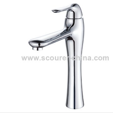 Single Lever Extended Mono Basin Faucet Zinc handles