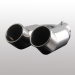 260mm length dual automobile muffler tail