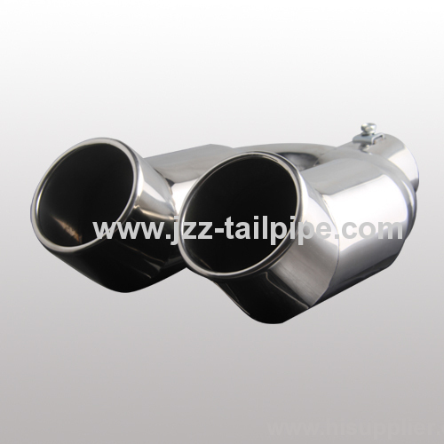 260mm length dual automobile muffler tail