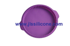 7 inch big round wave silicone bakeware moulds pie bake tray