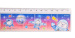 Stationery Heat Transfer Children PVC Plastic Ruler Hot Stamping Foil