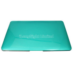 Straight line groove design Crystal Polycarbonate Plastic Protector Shell For 11-inch Macbook Air - Light Blue