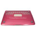 Straight line groove design Crystal Polycarbonate Plastic Protector Shell For 11-inch Macbook Air - Dark Pink