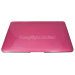 Straight line groove design Crystal Polycarbonate Plastic Protector Shell For 11-inch Macbook Air - Dark Pink