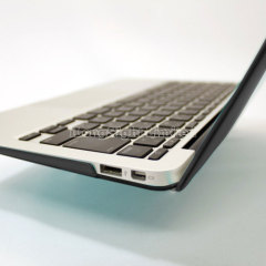 Straight line groove design Crystal Polycarbonate Plastic Protector Shell For 11-inch Macbook Air - Black