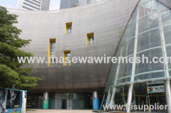 architecture wire mesh as curtain wall