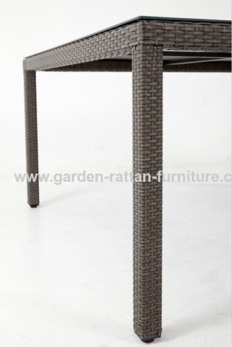 Outdoor rattan patio dining table 2 meter