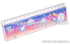 Stationery Heat Transfer Children PVC Plastic Ruler Hot Stamping Foil