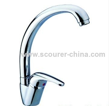 Single Lever Mono Kitchen Faucet with zinc alloy handle