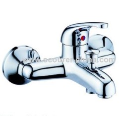 Wall Mounted Exposed Bath Shower Faucet for Bathtub