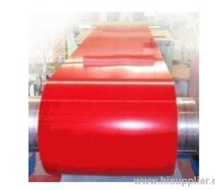 spangle red color coated steel coil