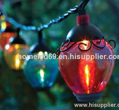 Decorative String light UL Outdoor LED Holiday Lights-Lanter