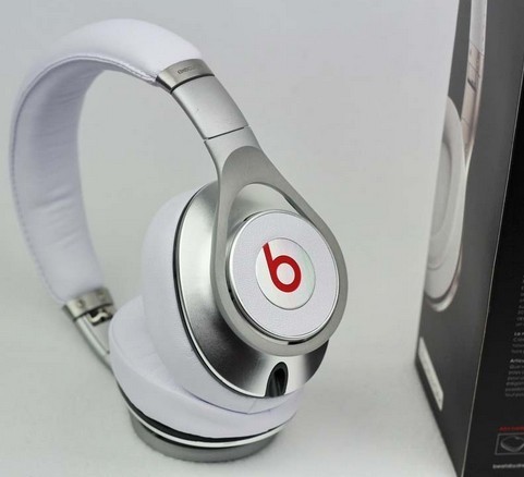 Beats by Dr Dre Executive Noise-Canceling Headphones White&Silver