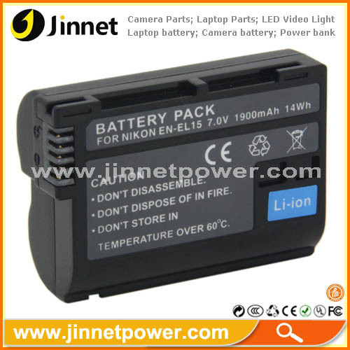 DSLR camera battery EN-EL15 EL15 for Nikon D7000